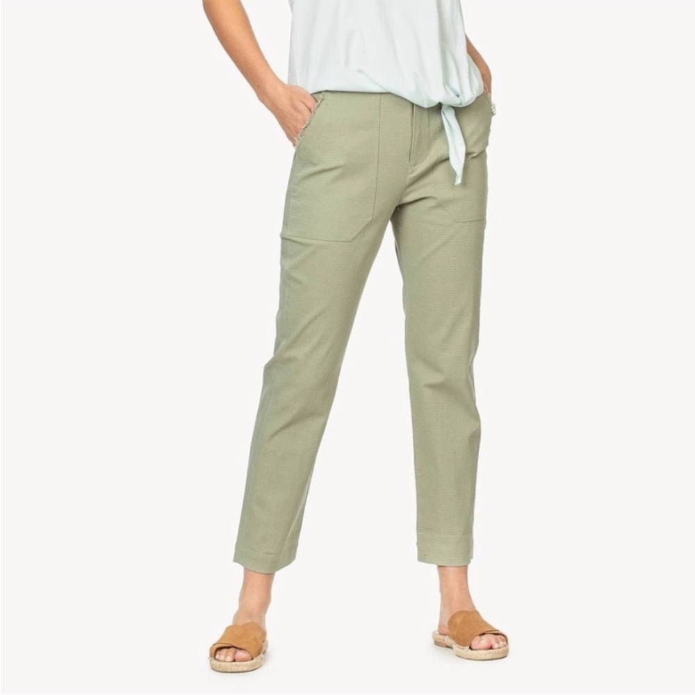 NWT lilla P army green khaki ankle pants
